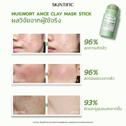 SKINTIFIC MUGWORT/ VOLCANO/ NIACINAMIDE CLAY STICK 40g