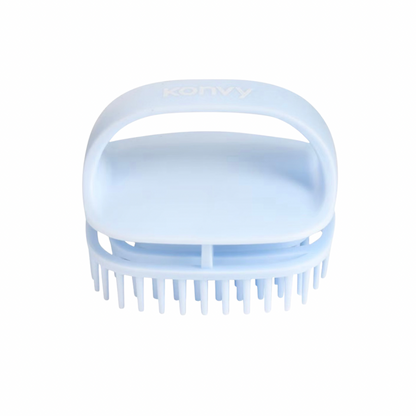 Konvy Scalp Massager Shampoo Brush คอนวี่ แปรงสระผมและนวดหนังศีรษะ (Pink/Purple/Blue)