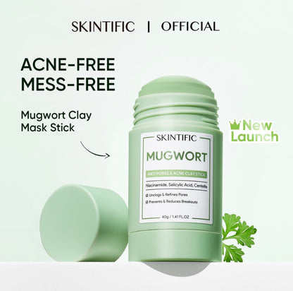 SKINTIFIC MUGWORT/ VOLCANO/ NIACINAMIDE CLAY STICK 40g