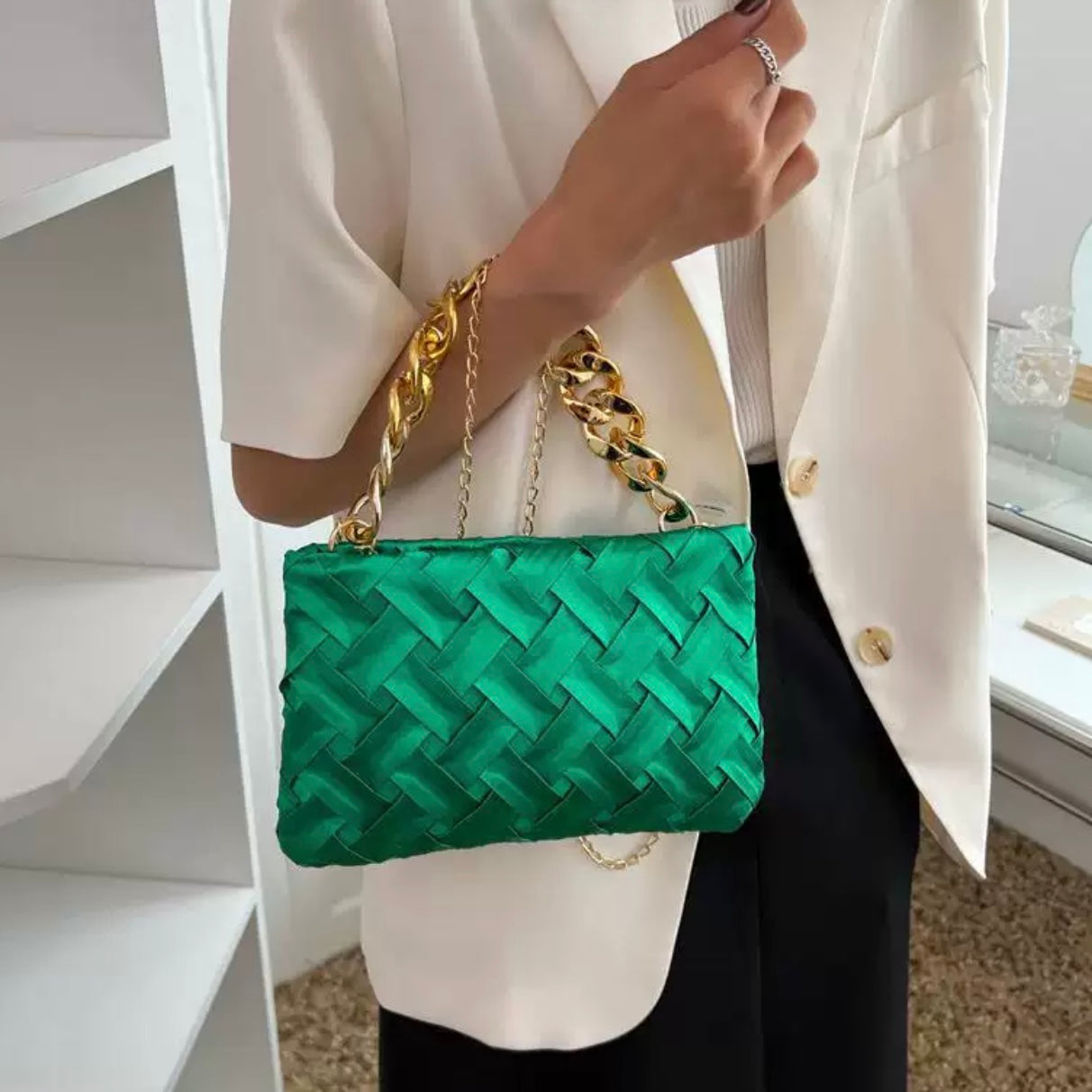 Simple Square Bag Chain Bag