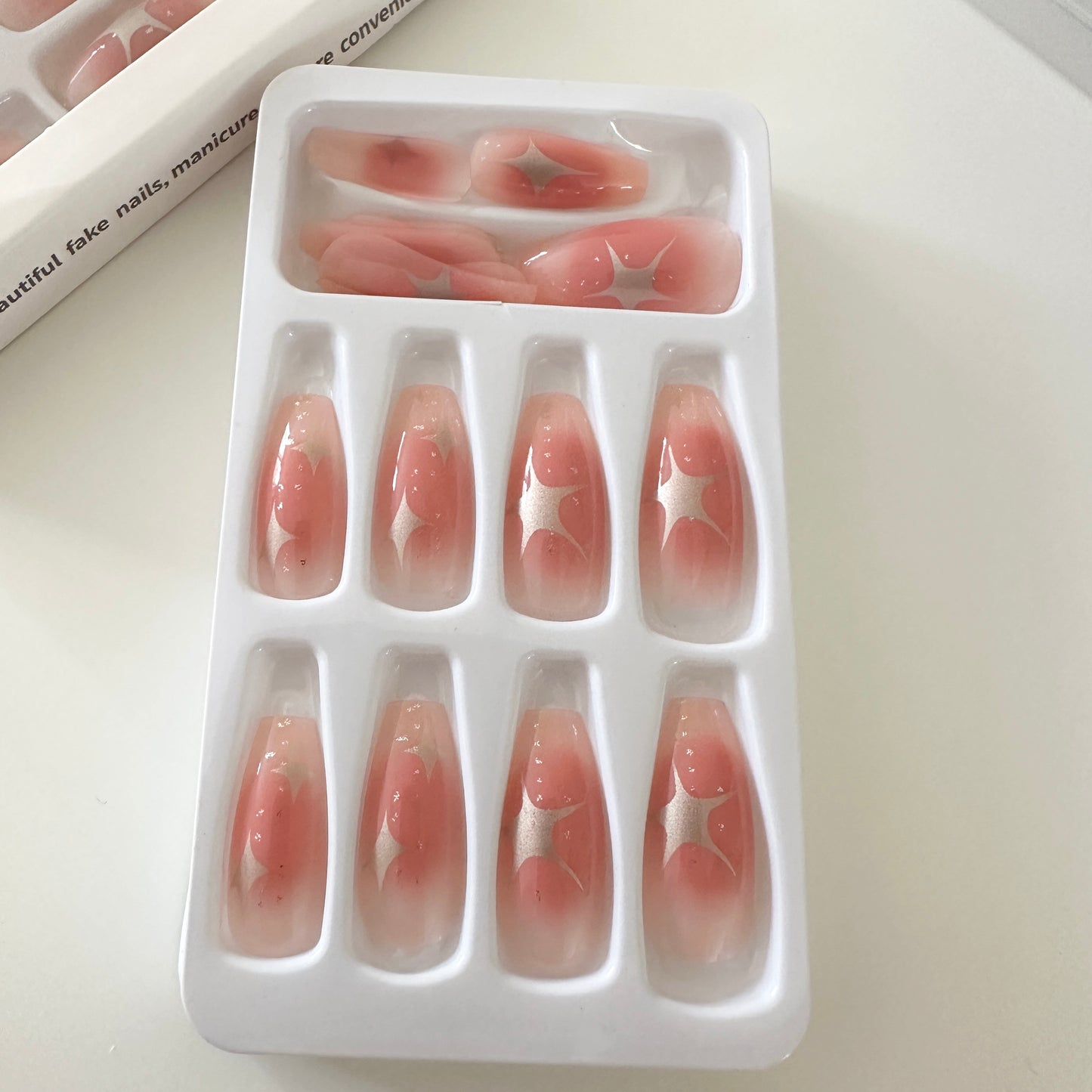 Transform Your Nails with 24pcs + 1 pc Jelly Gule L239