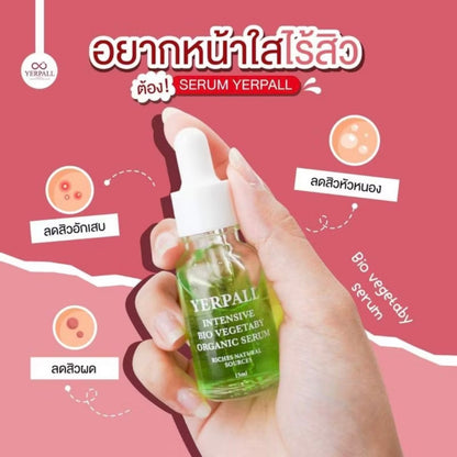 Yerpall Thailand 🥦Intensive Bio Vegetaby Organic Serum/ 🍓Strawberry YERPALL Reduce Dark Spot Acne Scar Rednes