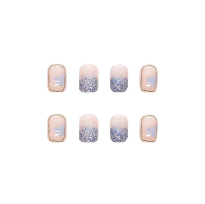 Transform Your Nails with 24pcs + 1 pc Jelly Gule L212