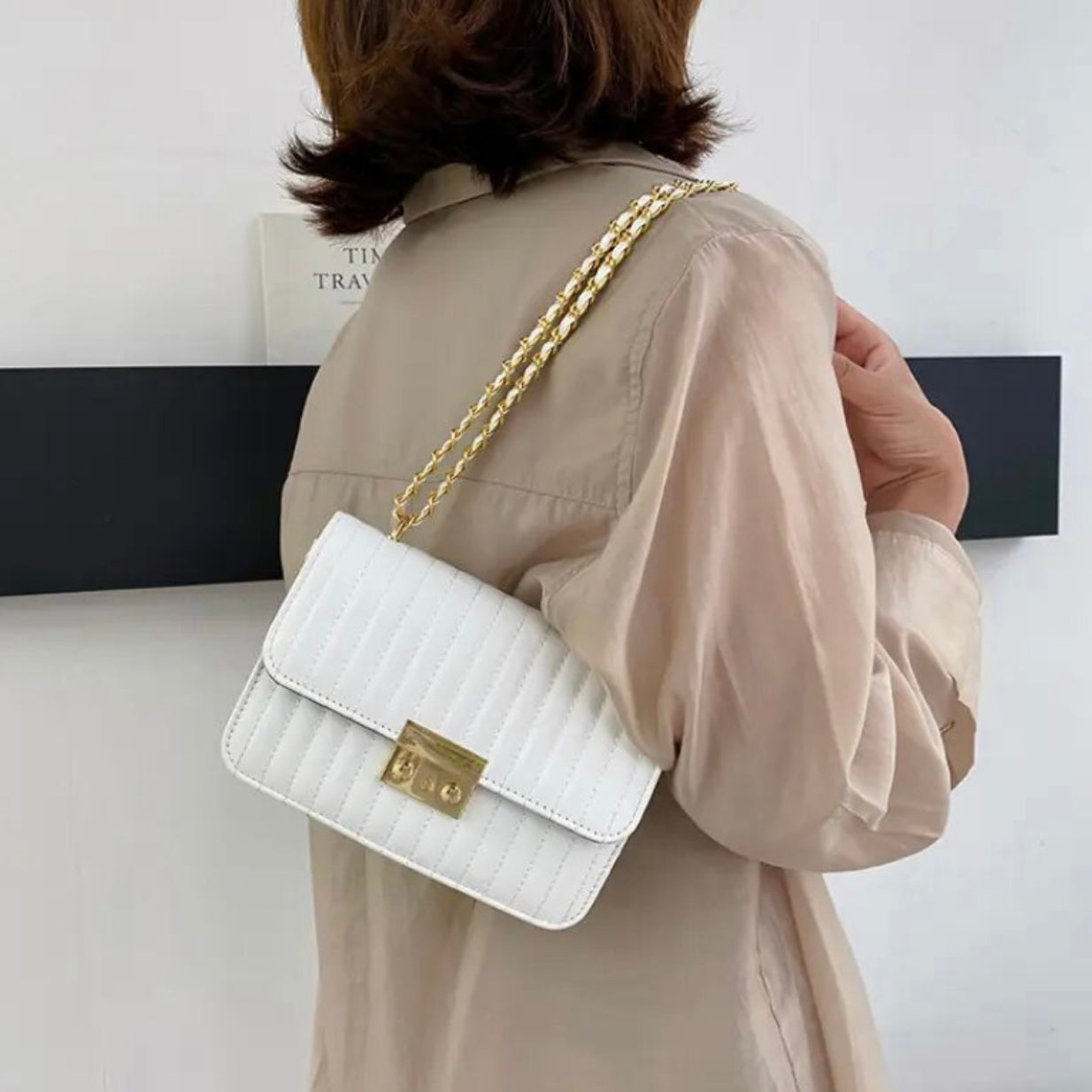 Handbag Golden Chain Crossbody&Shoulder