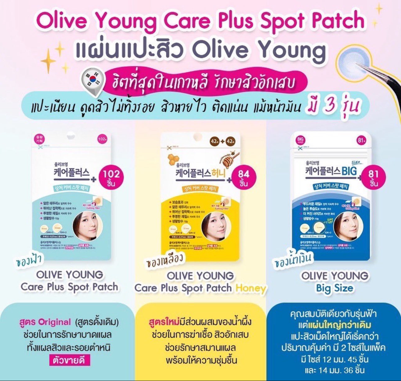 Korean Pimples Patch, Acne spot treatment sticker