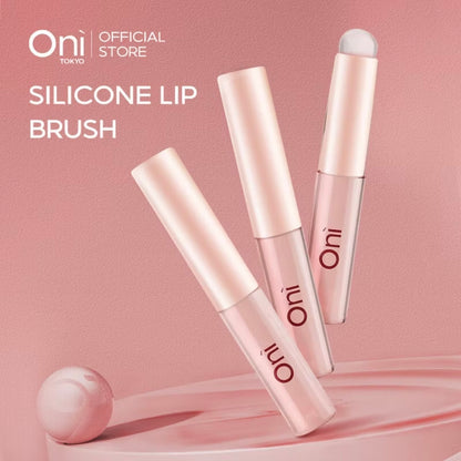 Oni Silicone Lip Brush #Sakura Pink แปรงซิลิโคนสำหรับทาลิปสติก สีชมพูซากุระ