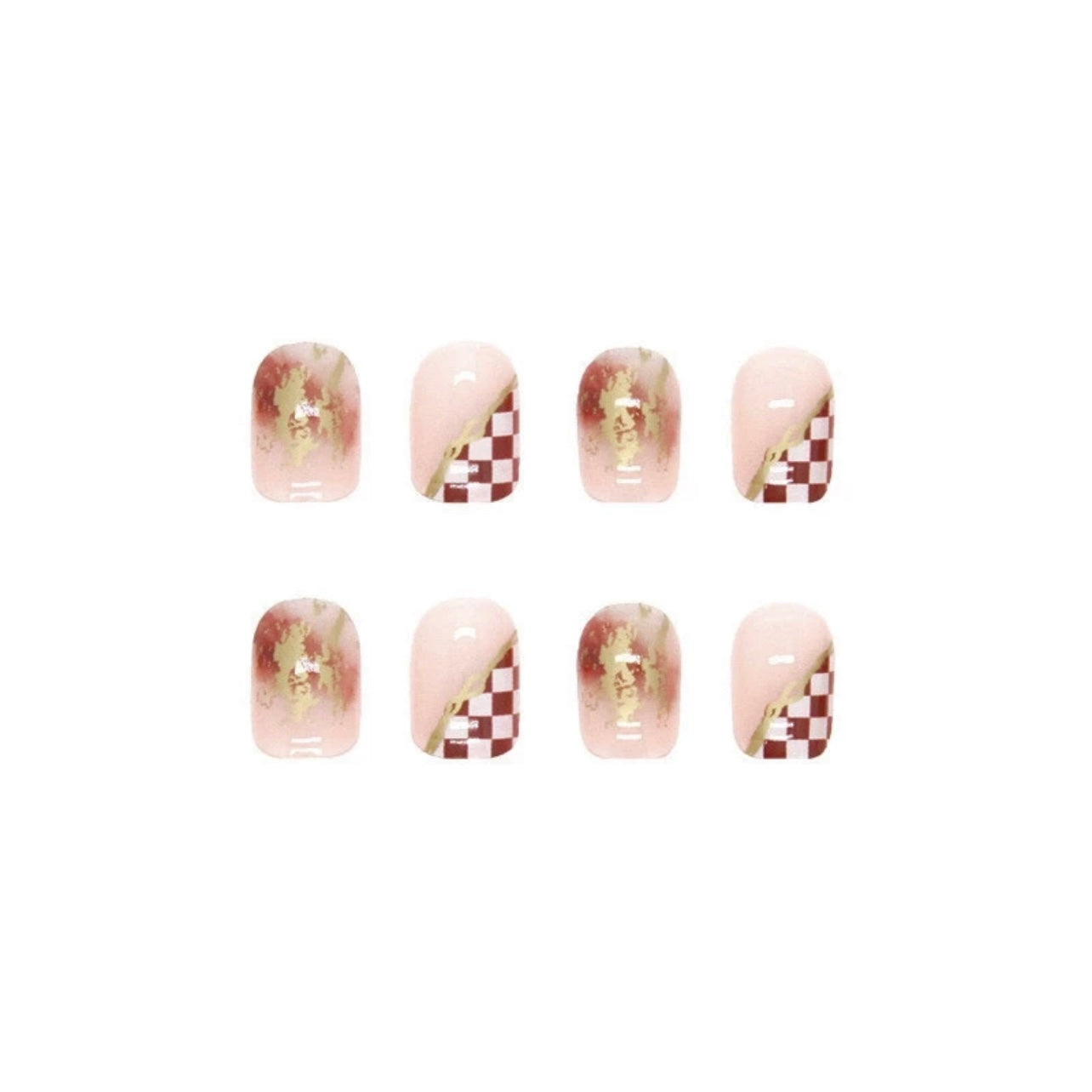 Transform Your Nails with 24pcs + 1 pc Jelly Gule L237