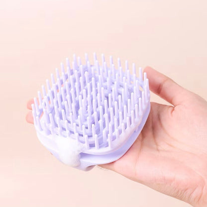 Konvy Scalp Massager Shampoo Brush คอนวี่ แปรงสระผมและนวดหนังศีรษะ (Pink/Purple/Blue)