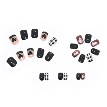 Transform Your Nails with 24pcs + 1 pc Jelly Gule L233