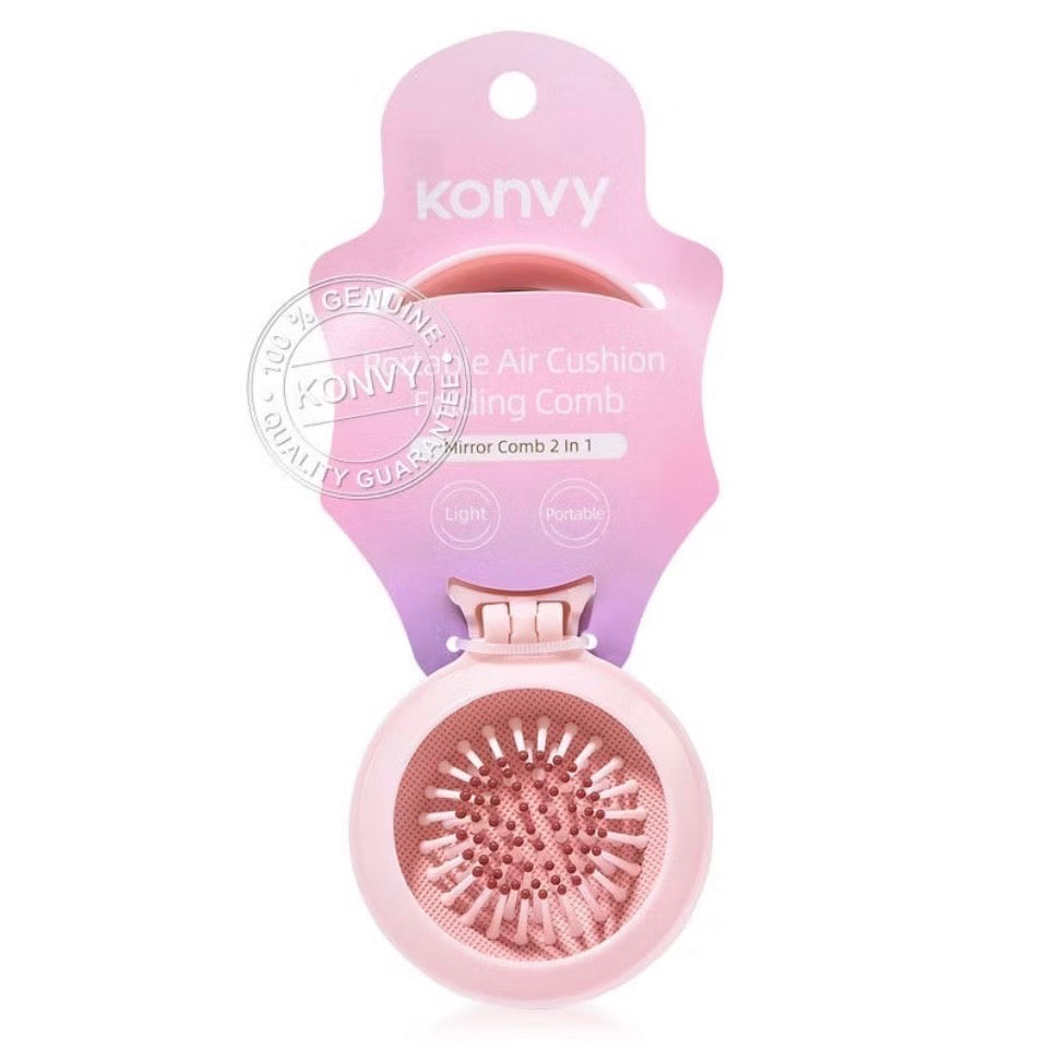 Portable Air Cushion Folding Comb&Mirror