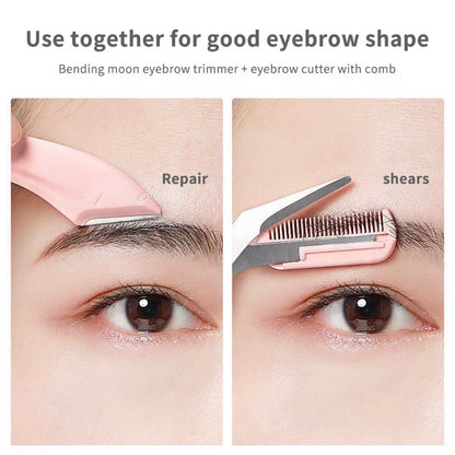 3PCS Eyebrow Trimmer Set Stainless Steel