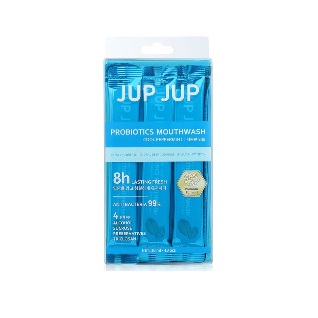 JUP JUP Probiotics Mouthwash [10ml x 10pcs] (Peach/Peppermint/Grapefruit)