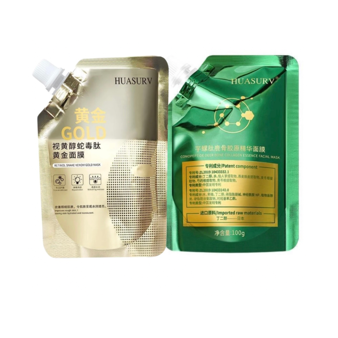 Huasurv Gold Mask, Green mask Collagen