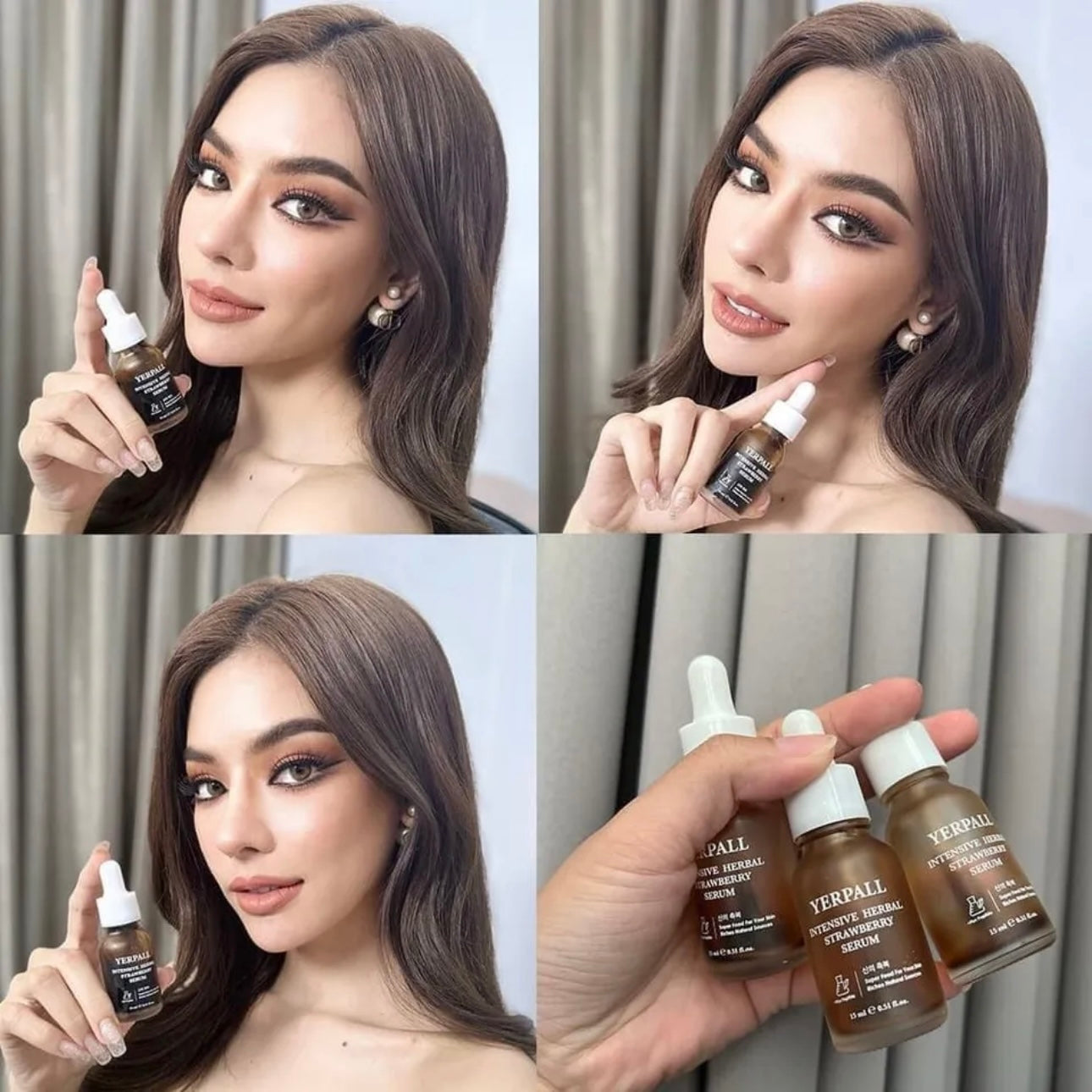 Yerpall Thailand 🥦Intensive Bio Vegetaby Organic Serum/ 🍓Strawberry YERPALL Reduce Dark Spot Acne Scar Rednes