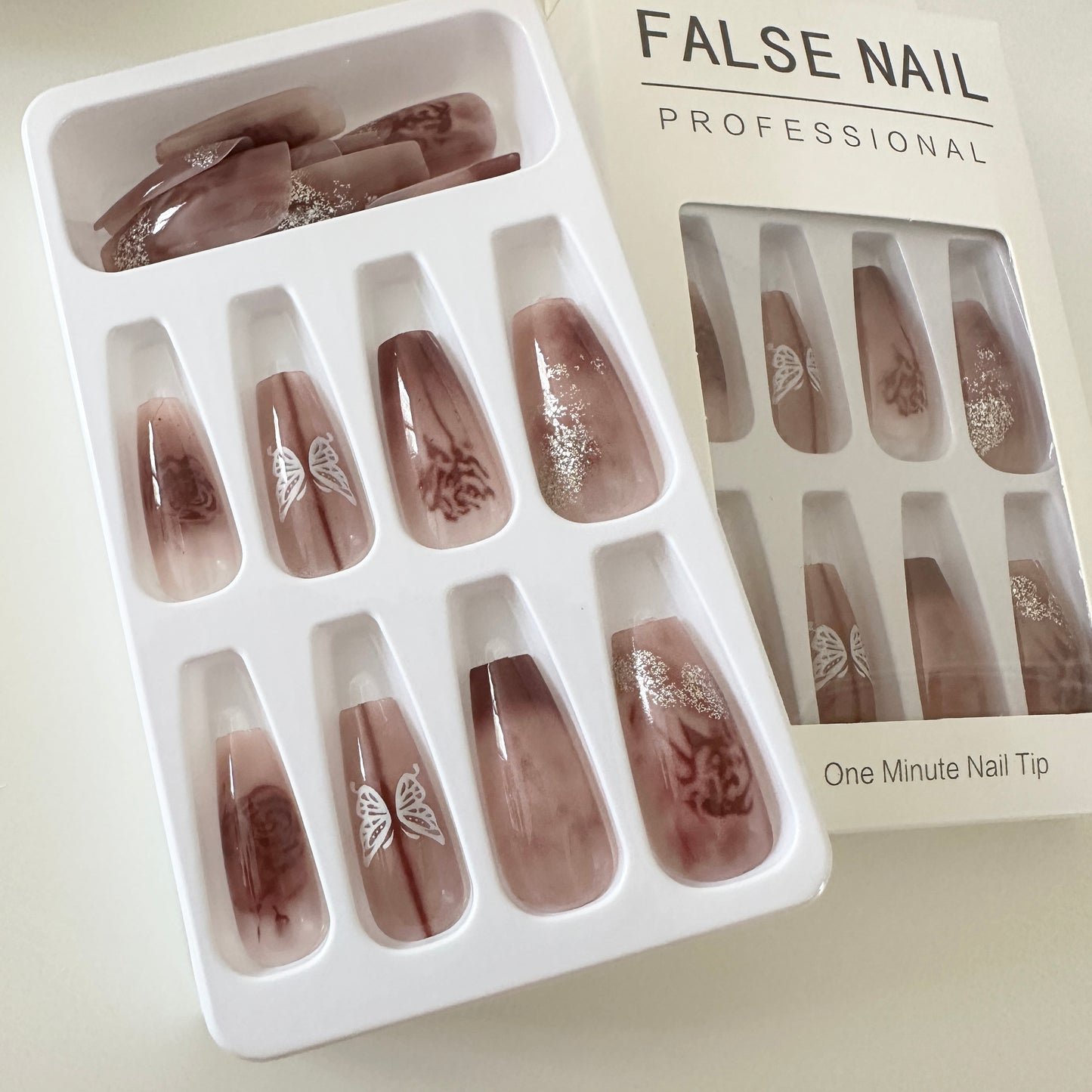 Transform Your Nails with 24pcs + 1 pc Jelly Gule L231