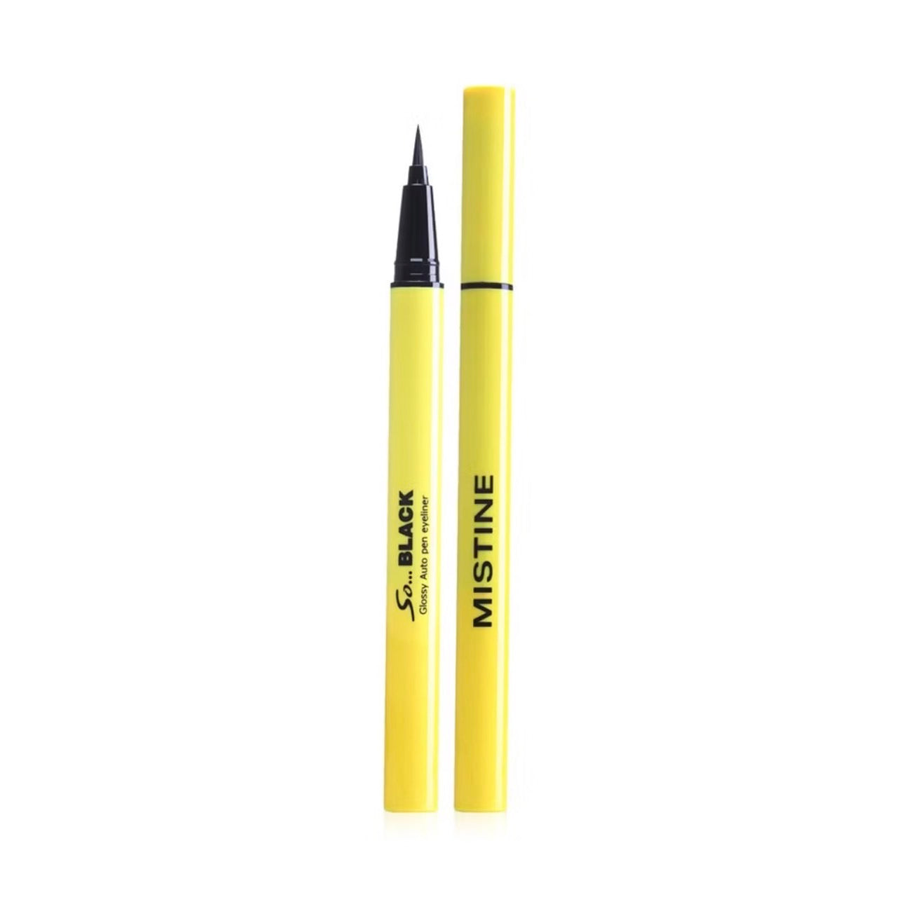 MISTINE So Black Glossy Auto Pen Eyeliner 1g/ อายไลเนอร์ เส้นสีดำ คมชัด