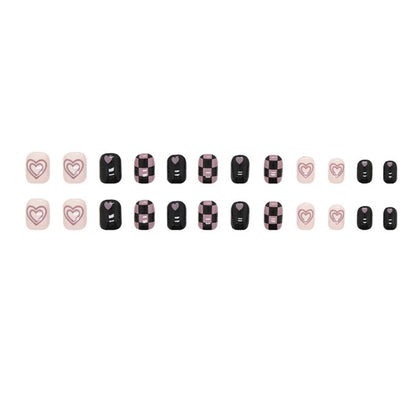 Transform Your Nails with 24pcs + 1 pc Jelly Gule L203