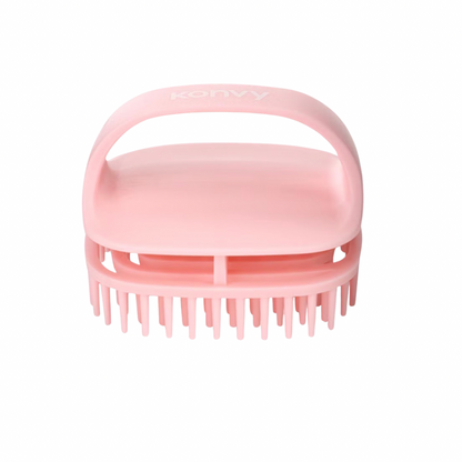 Konvy Scalp Massager Shampoo Brush คอนวี่ แปรงสระผมและนวดหนังศีรษะ (Pink/Purple/Blue)