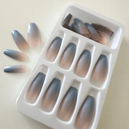 Transform Your Nails with 24pcs + 1 pc Jelly Gule L249