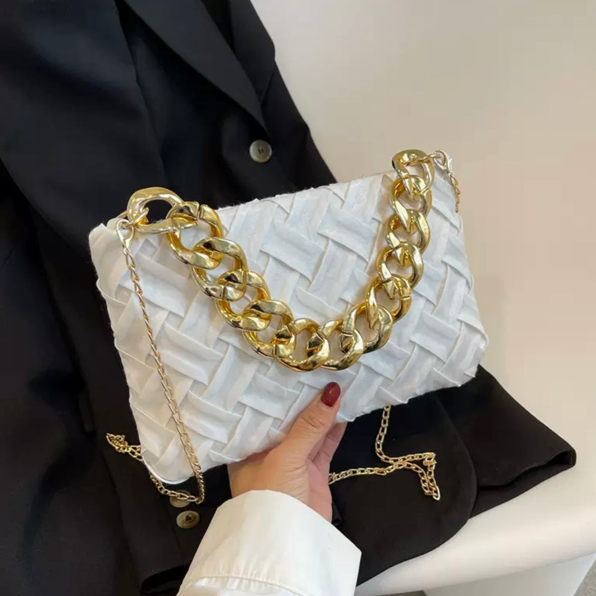 Simple Square Bag Chain Bag