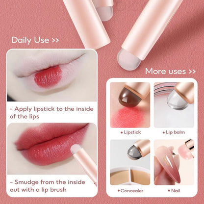 Oni Silicone Lip Brush #Sakura Pink แปรงซิลิโคนสำหรับทาลิปสติก สีชมพูซากุระ