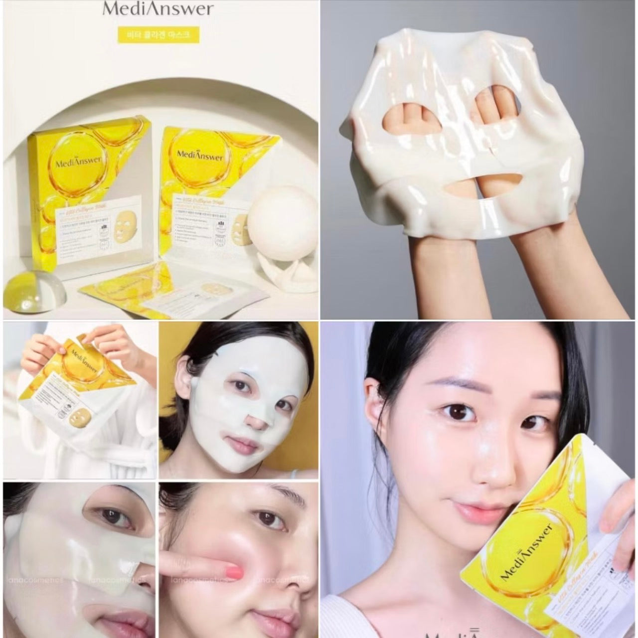 MediAnswer Collagen Mask มาส์กเจลลี่คอลลาเจน 💯 𝟏𝟎𝟎% 𝐀𝐮𝐭𝐡𝐞𝐧𝐭𝐢𝐜 𝐊𝐨𝐫𝐞𝐚𝐧 𝐏𝐫𝐨𝐝𝐮𝐜𝐭