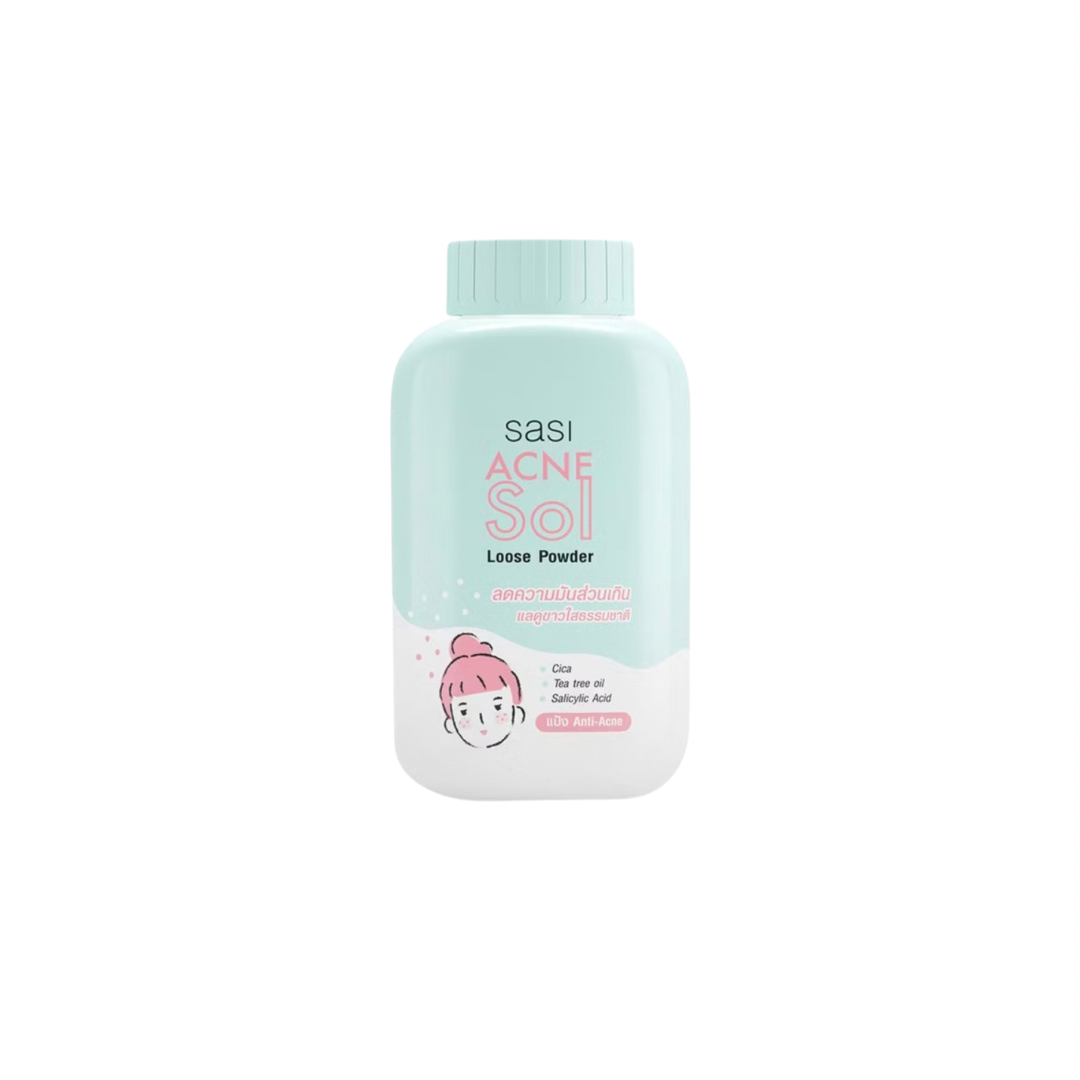 SASI Powder 50g (Acne Sol/Super Oil Control/Pearly Glow/Sun Cool/All-Day Fixed)